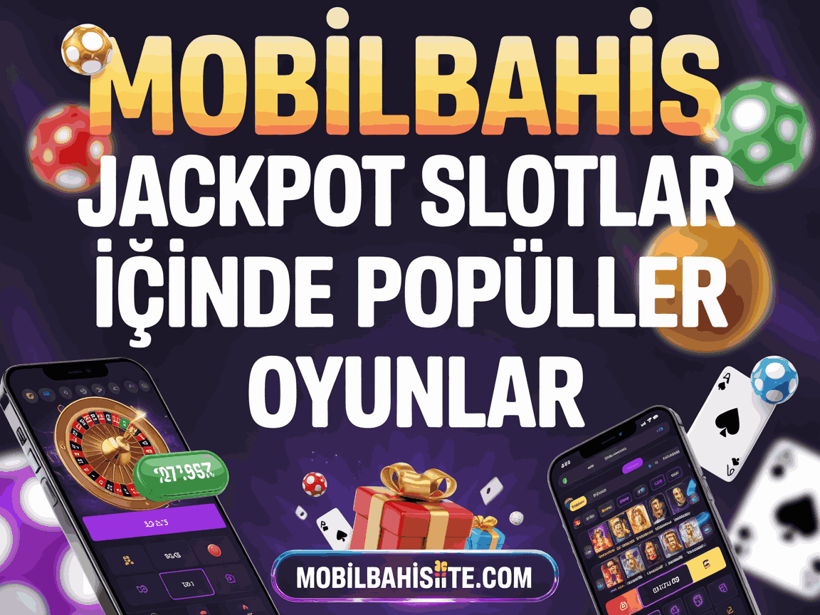 mobilbahis jackpot slotlar icinde populer oyunlar